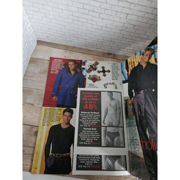 International Male 1996 Holiday Catalog Frank Forbes Cover Vintage 90s Fashion - Picture 5 of 5